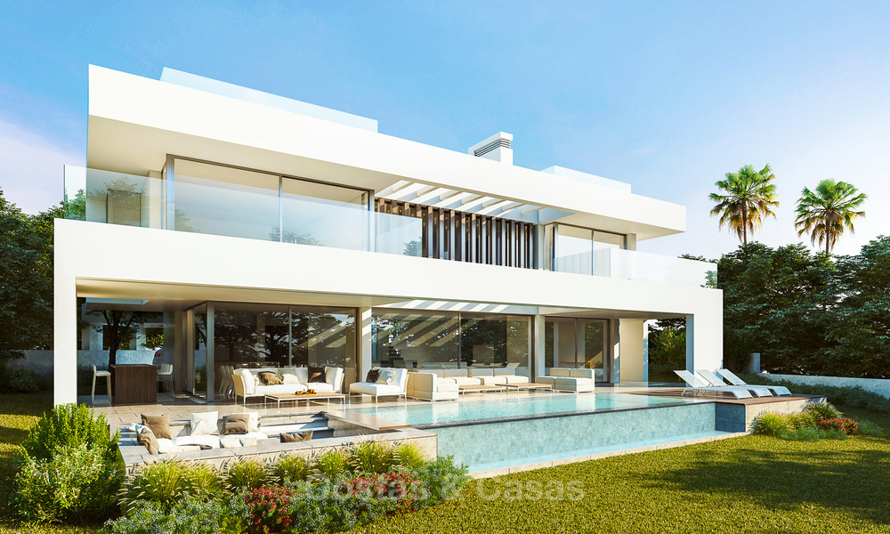 Lujosa y moderna villa contemporánea en venta con espectaculares vistas al mar, Estepona, Costa del Sol 3998