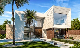 Majestuosa y lujosa villa contemporánea a la venta en una exclusiva urbanización junto a la playa en San Pedro - Marbella 4115 