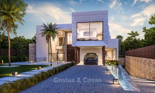 Majestuosa y lujosa villa contemporánea a la venta en una exclusiva urbanización junto a la playa en San Pedro - Marbella 4116 
