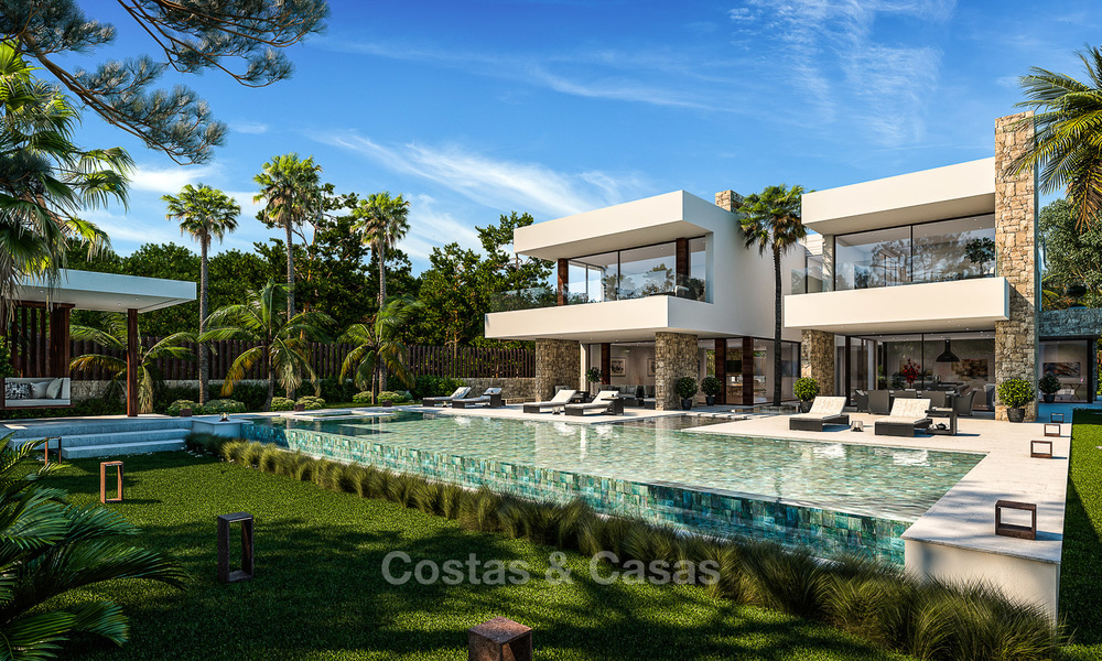 Majestuosa y lujosa villa contemporánea a la venta en una exclusiva urbanización junto a la playa en San Pedro - Marbella 4118