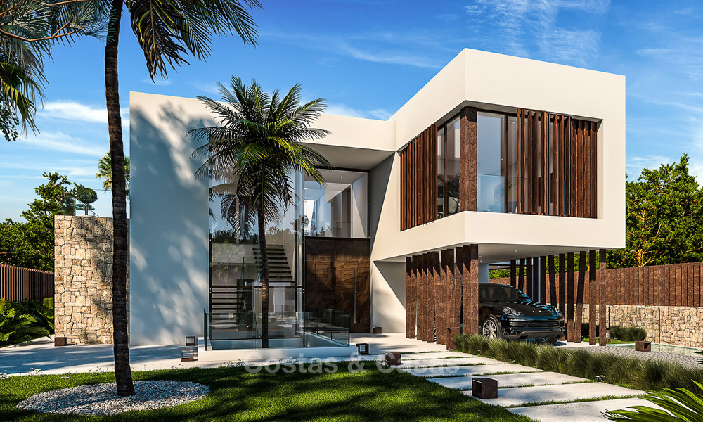 Majestuosa y lujosa villa contemporánea a la venta en una exclusiva urbanización junto a la playa en San Pedro - Marbella 4119