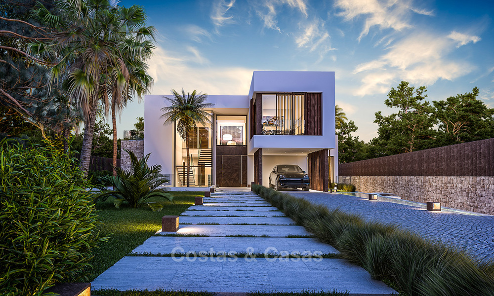 Majestuosa y lujosa villa contemporánea a la venta en una exclusiva urbanización junto a la playa en San Pedro - Marbella 4123