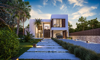 Majestuosa y lujosa villa contemporánea a la venta en una exclusiva urbanización junto a la playa en San Pedro - Marbella 4123 