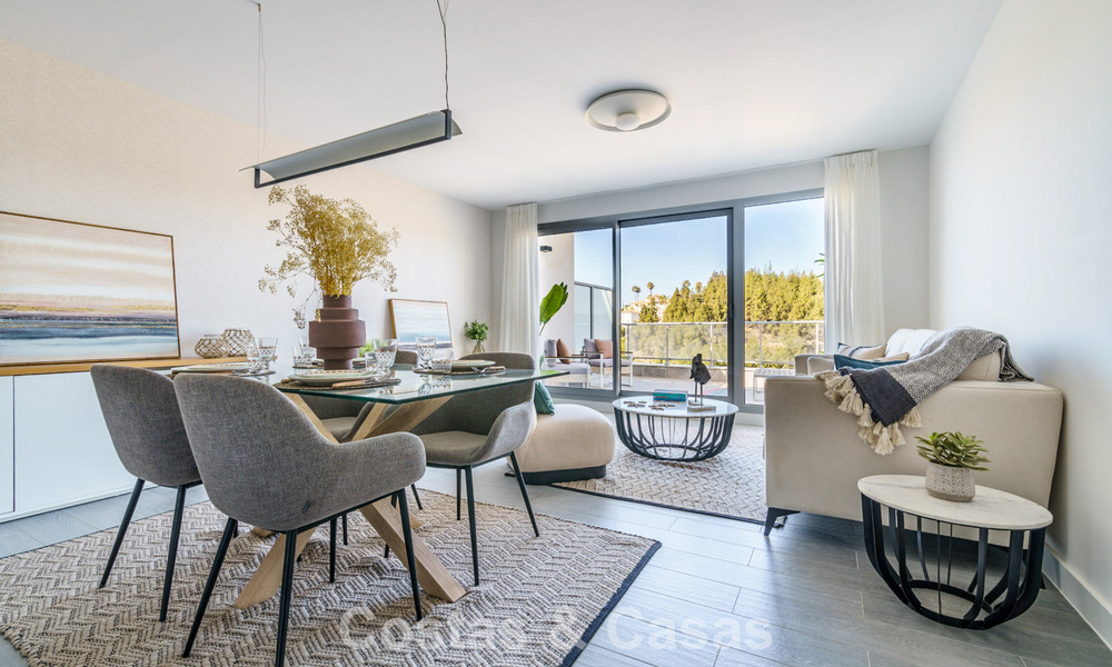 Apartamentos modernos de nueva construcción en venta en una nueva urbanización contemporánea en Mijas 780185