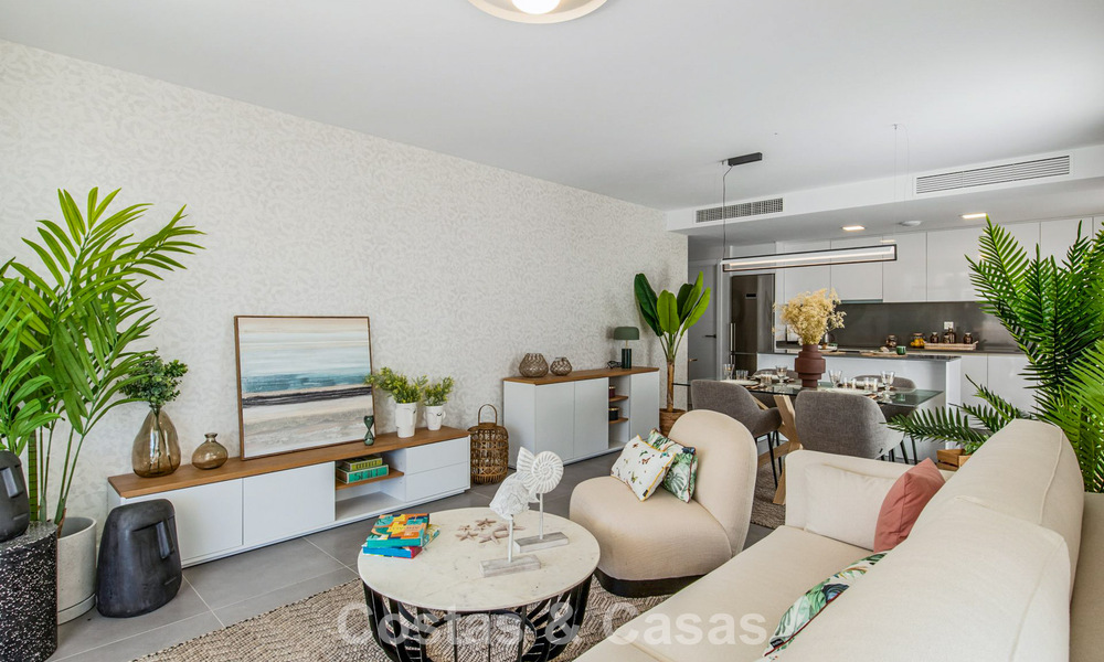 Apartamentos modernos de nueva construcción en venta en una nueva urbanización contemporánea en Mijas 780194