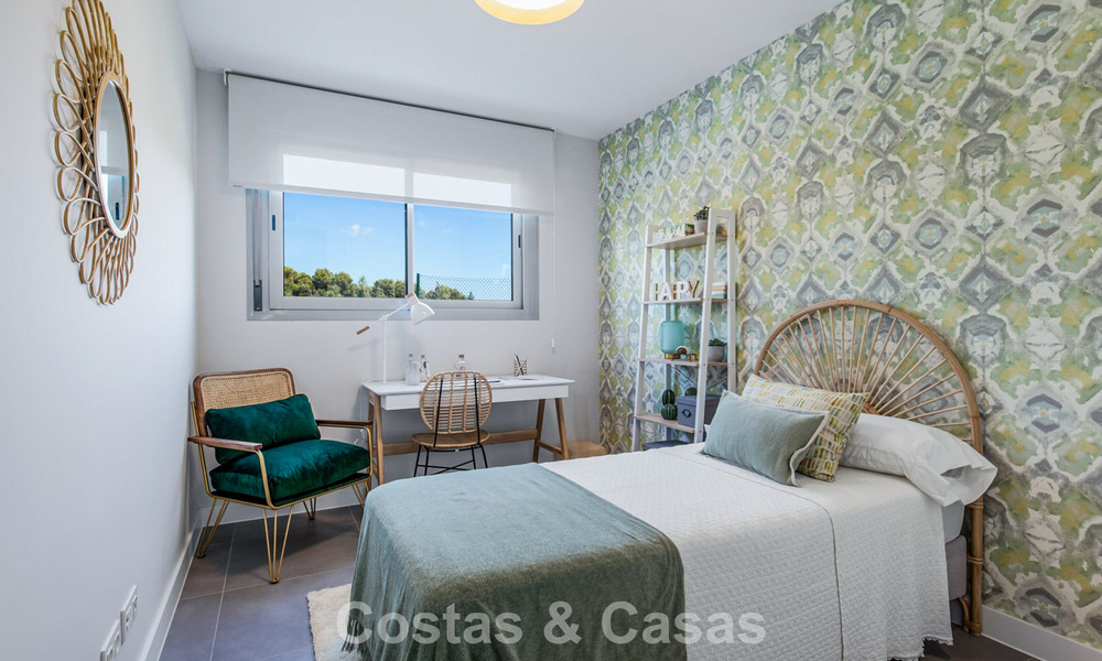 Apartamentos modernos de nueva construcción en venta en una nueva urbanización contemporánea en Mijas 780196