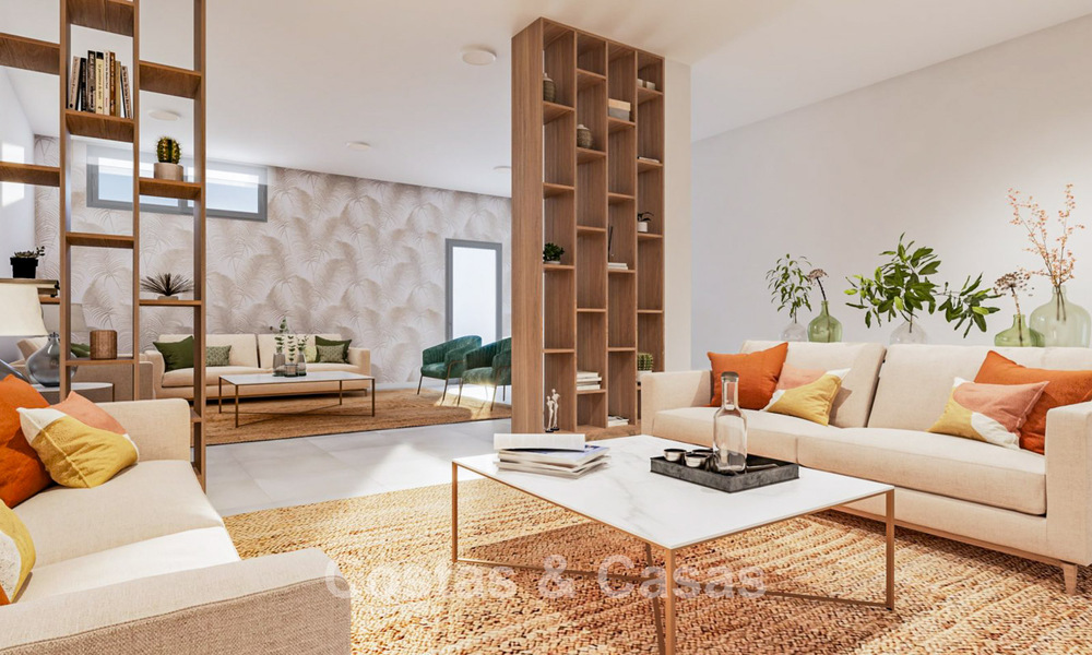 Apartamentos modernos de nueva construcción en venta en una nueva urbanización contemporánea en Mijas 780203