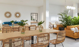 Apartamentos modernos de nueva construcción en venta en una nueva urbanización contemporánea en Mijas 780205 