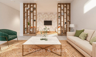 Apartamentos modernos de nueva construcción en venta en una nueva urbanización contemporánea en Mijas 780206 