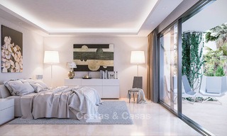 7 nuevas y modernas villas en venta en una exclusiva urbanización de alto standing, en la Milla de Oro, Marbella. 4849 
