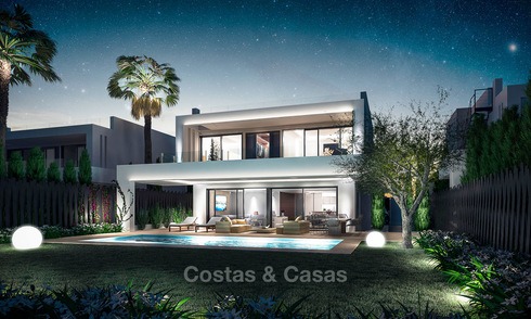 7 nuevas y modernas villas en venta en una exclusiva urbanización de alto standing, en la Milla de Oro, Marbella. 4852