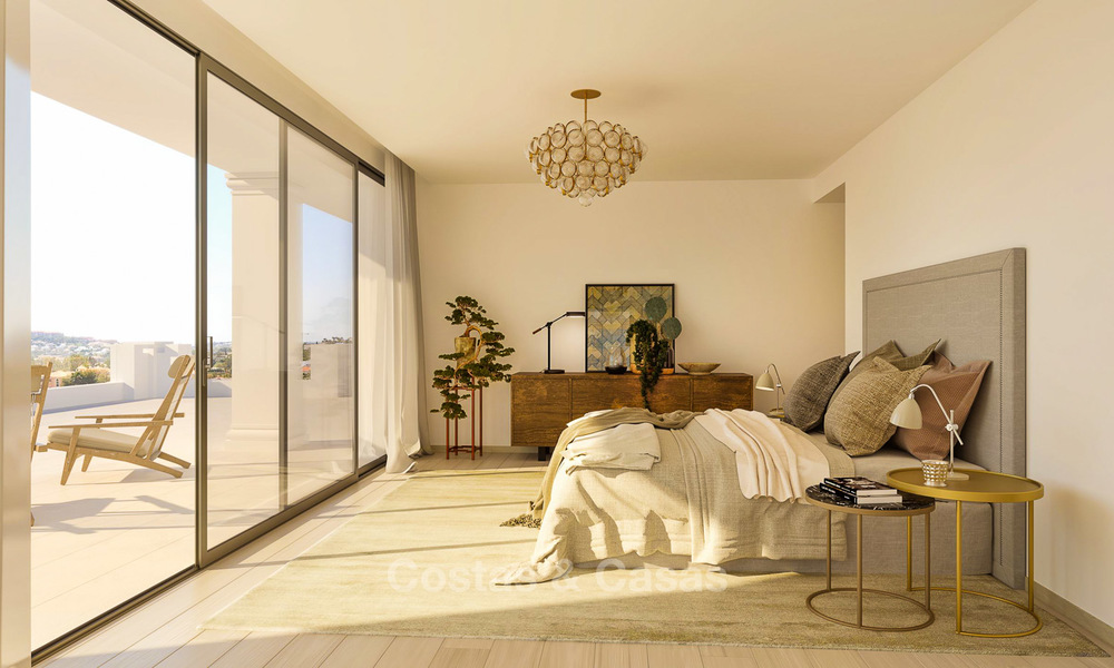 Impresionantes apartamentos de lujo en venta en un exclusivo complejo en Nueva Andalucia - Marbella con vistas al golf y mar 4314