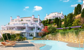 Impresionantes apartamentos de lujo en venta en un exclusivo complejo en Nueva Andalucia - Marbella con vistas al golf y mar 4318 