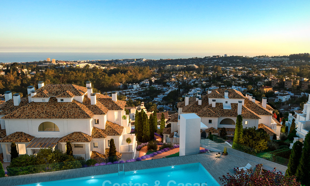 Impresionantes apartamentos de lujo en venta en un exclusivo complejo en Nueva Andalucia - Marbella con vistas al golf y mar 4322