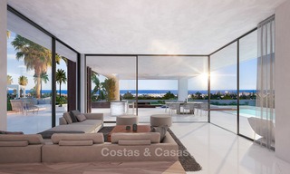 Oferta especial! Impresionantes, espaciosas y modernas villas de lujo con maravillosas vistas al mar en venta en un nuevo desarrollo entre Estepona y Marbella 4334 