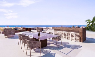 Oferta especial! Impresionantes, espaciosas y modernas villas de lujo con maravillosas vistas al mar en venta en un nuevo desarrollo entre Estepona y Marbella 4343 