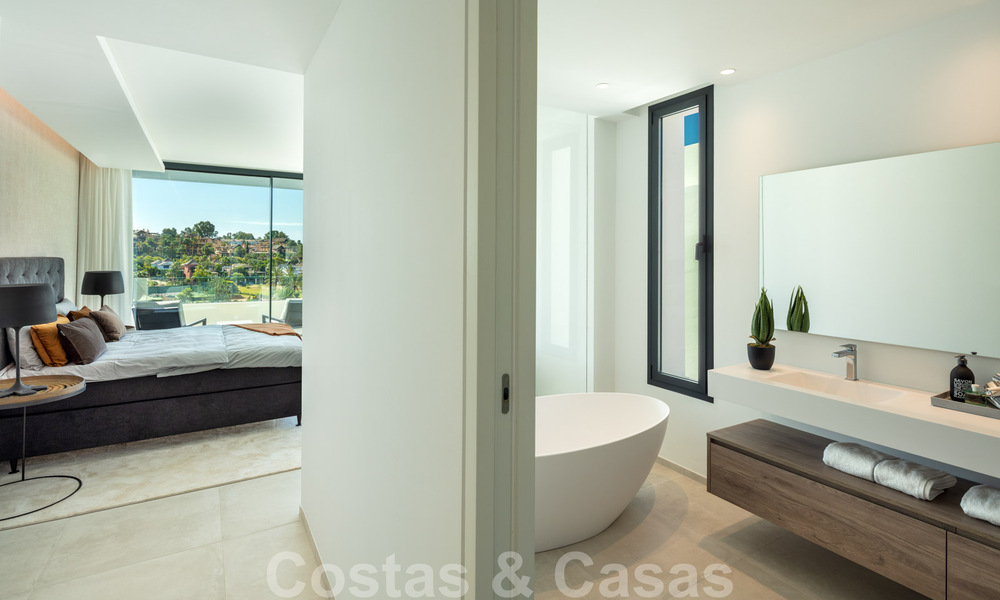 Nuevas, contemporáneas y modernas villas de lujo a la venta en una nuevo desarrollo tipo boutique en Estepona - Marbella 32932