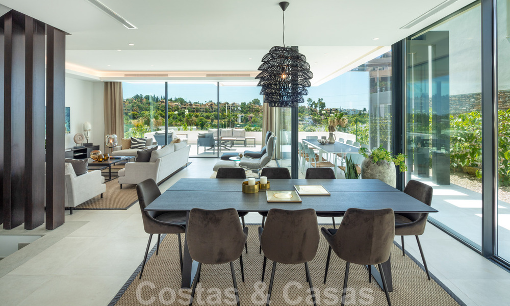 Nuevas, contemporáneas y modernas villas de lujo a la venta en una nuevo desarrollo tipo boutique en Estepona - Marbella 32944