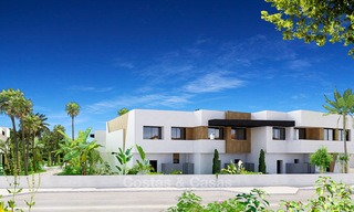 Nuevas y modernas casas adosadas sobre plano en venta en Nueva Andalucia - Marbella 4494 