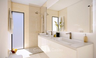 Nuevas y modernas casas adosadas sobre plano en venta en Nueva Andalucia - Marbella 4496 