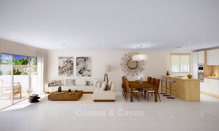 Nuevas y modernas casas adosadas sobre plano en venta en Nueva Andalucia - Marbella 4501 