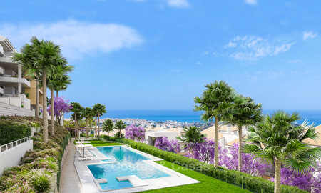 Apartamentos modernos a buen precio con fantásticas vistas al mar en venta en Benalmádena, Costa del Sol 4518