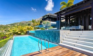 Exclusiva y majestuosa villa de diseño moderno con impresionantes vistas al mar en venta, Milla de Oro, Marbella 4528 