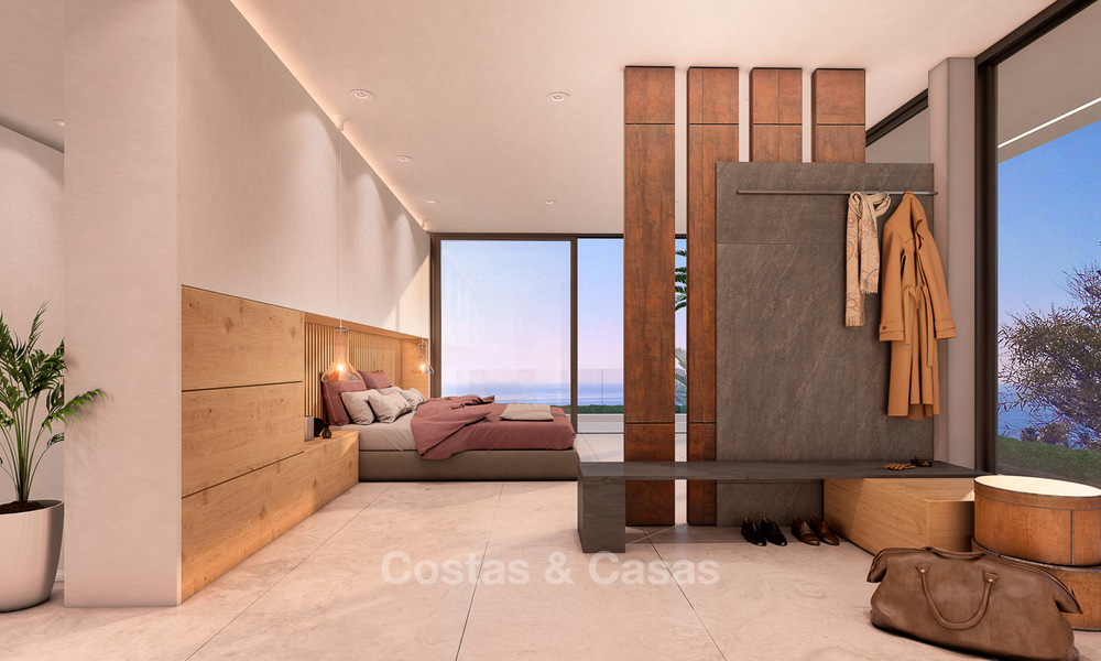 Villa moderna en venta con vistas al mar, a 5 minutos a pie de la playa - Estepona 4702