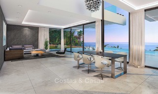 Villa moderna en venta con vistas al mar, a 5 minutos a pie de la playa - Estepona 4705 