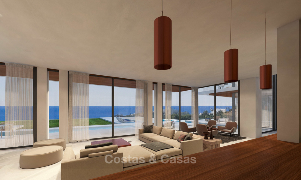 Lujosa villa moderna con vistas panorámicas al mar en venta en Benahavis, Marbella 4721