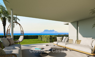 Apartamentos de lujo en venta en una urbanización de nueva construcción con espectaculares vistas al mar en Benahavis, Marbella. 804269 
