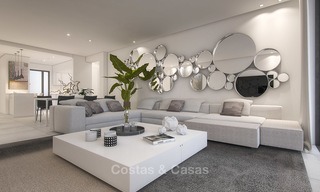 Modernos apartamentos de lujo en venta con vistas completas y sin obstaculos al mar, a corta distancia del centro de Marbella. 4866 
