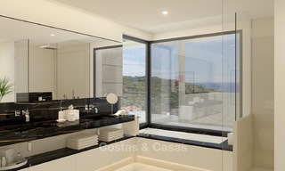 Apartamentos de lujo modernos y contemporáneos con exquisitas vistas al mar en venta, a corta distancia del centro de Marbella. 4940 