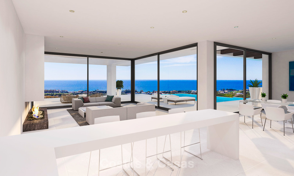 Se venden nuevas villas modernas y contemporáneas, con vistas panorámicas al mar, en la Nueva Milla de Oro entre Marbella y Estepona 5103