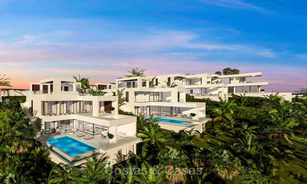 Se venden nuevas villas modernas y contemporáneas, con vistas panorámicas al mar, en la Nueva Milla de Oro entre Marbella y Estepona 5105