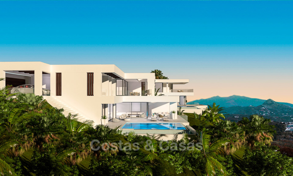 Se venden nuevas villas modernas y contemporáneas, con vistas panorámicas al mar, en la Nueva Milla de Oro entre Marbella y Estepona 5108