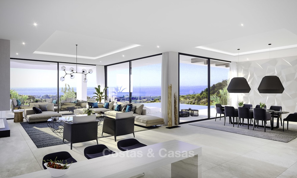 Se venden nuevas villas modernas y contemporáneas, con vistas panorámicas al mar, en la Nueva Milla de Oro entre Marbella y Estepona 13985