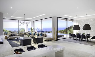 Se venden nuevas villas modernas y contemporáneas, con vistas panorámicas al mar, en la Nueva Milla de Oro entre Marbella y Estepona 13985 