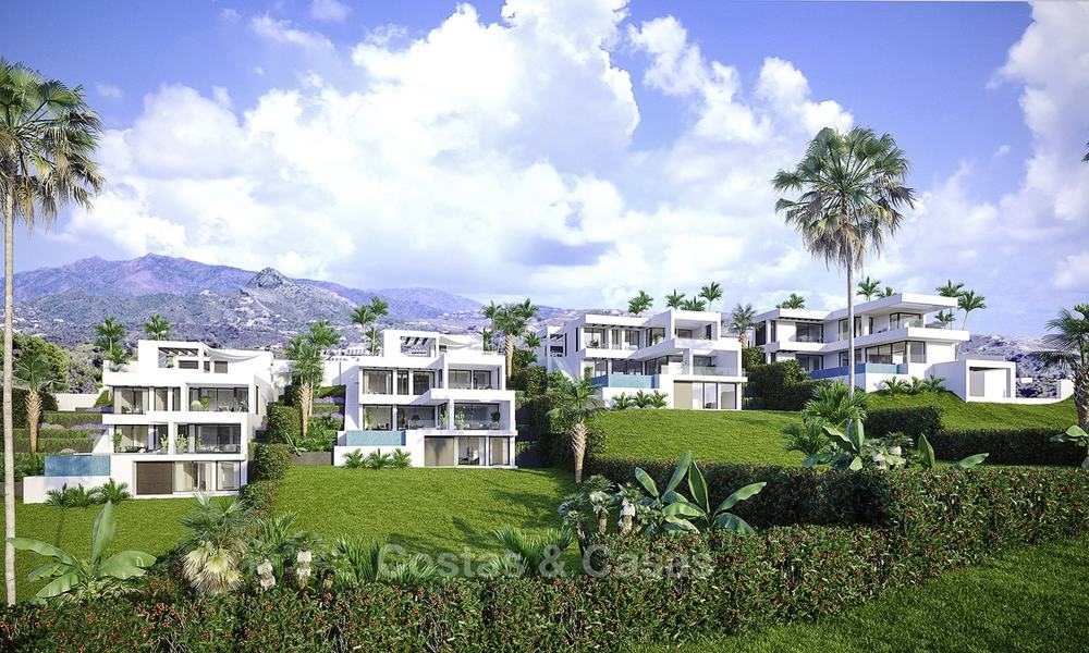 Se venden nuevas villas modernas y contemporáneas, con vistas panorámicas al mar, en la Nueva Milla de Oro entre Marbella y Estepona 13990