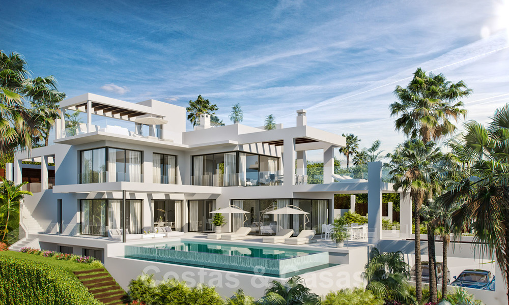 Se venden nuevas villas modernas y contemporáneas, con vistas panorámicas al mar, en la Nueva Milla de Oro entre Marbella y Estepona 19650