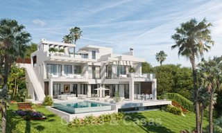 Se venden nuevas villas modernas y contemporáneas, con vistas panorámicas al mar, en la Nueva Milla de Oro entre Marbella y Estepona 19652 