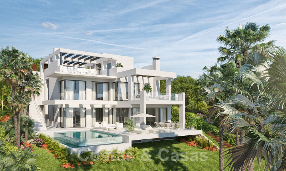 Se venden nuevas villas modernas y contemporáneas, con vistas panorámicas al mar, en la Nueva Milla de Oro entre Marbella y Estepona 19653
