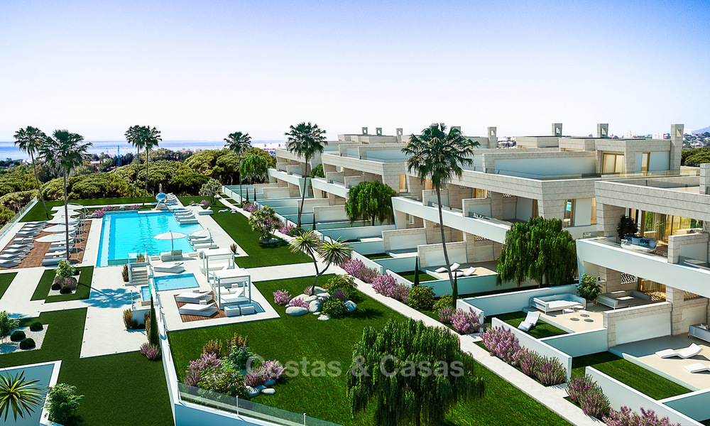 Apartamentos y áticos de lujo modernos y vanguardistas a la venta en la Milla de Oro, Marbella 4974