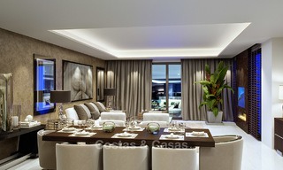 Apartamentos y áticos de lujo modernos y vanguardistas a la venta en la Milla de Oro, Marbella 4982 