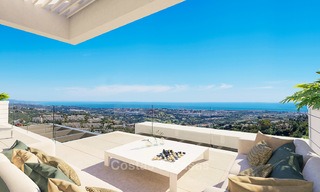 Exclusivos apartamentos de lujo en venta, de diseño contemporáneo y con vistas al mar, en Benahavis - Marbella 5089 
