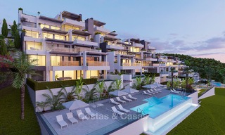 Exclusivos apartamentos de lujo en venta, de diseño contemporáneo y con vistas al mar, en Benahavis - Marbella 5098 