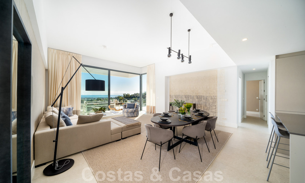 Exclusivos apartamentos de lujo en venta, de diseño contemporáneo y con vistas al mar, en Benahavis - Marbella 35217