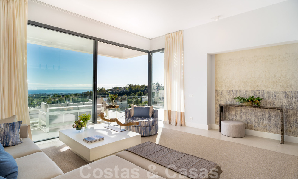 Exclusivos apartamentos de lujo en venta, de diseño contemporáneo y con vistas al mar, en Benahavis - Marbella 35219