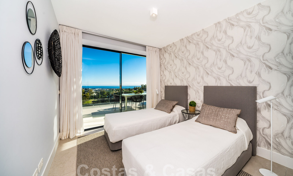 Exclusivos apartamentos de lujo en venta, de diseño contemporáneo y con vistas al mar, en Benahavis - Marbella 35226