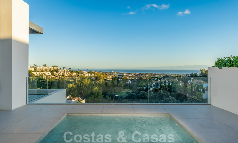 Exclusivos apartamentos de lujo en venta, de diseño contemporáneo y con vistas al mar, en Benahavis - Marbella 35237